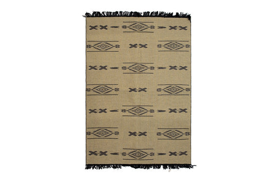 Covor PWC-0048 Pakoworld negru/maro, 150x90 cm
