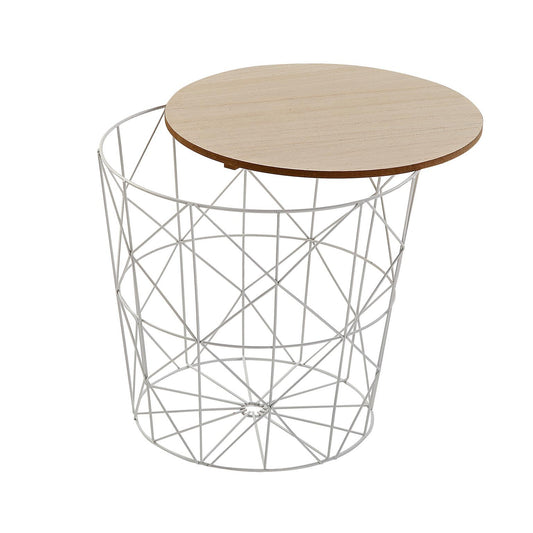 Set 2 măsuțe laterale Versa din lemn MDF și metal